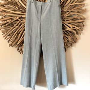 Ann Taylor High Rise Wide Leg Pant in Cross Weave